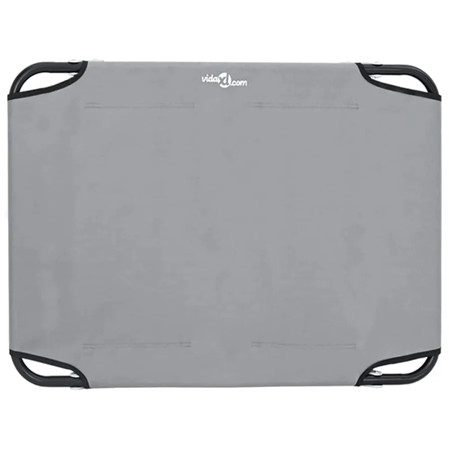 Lit pour Chien Gris clair 70 x 46 x 18 cm Acier - 6