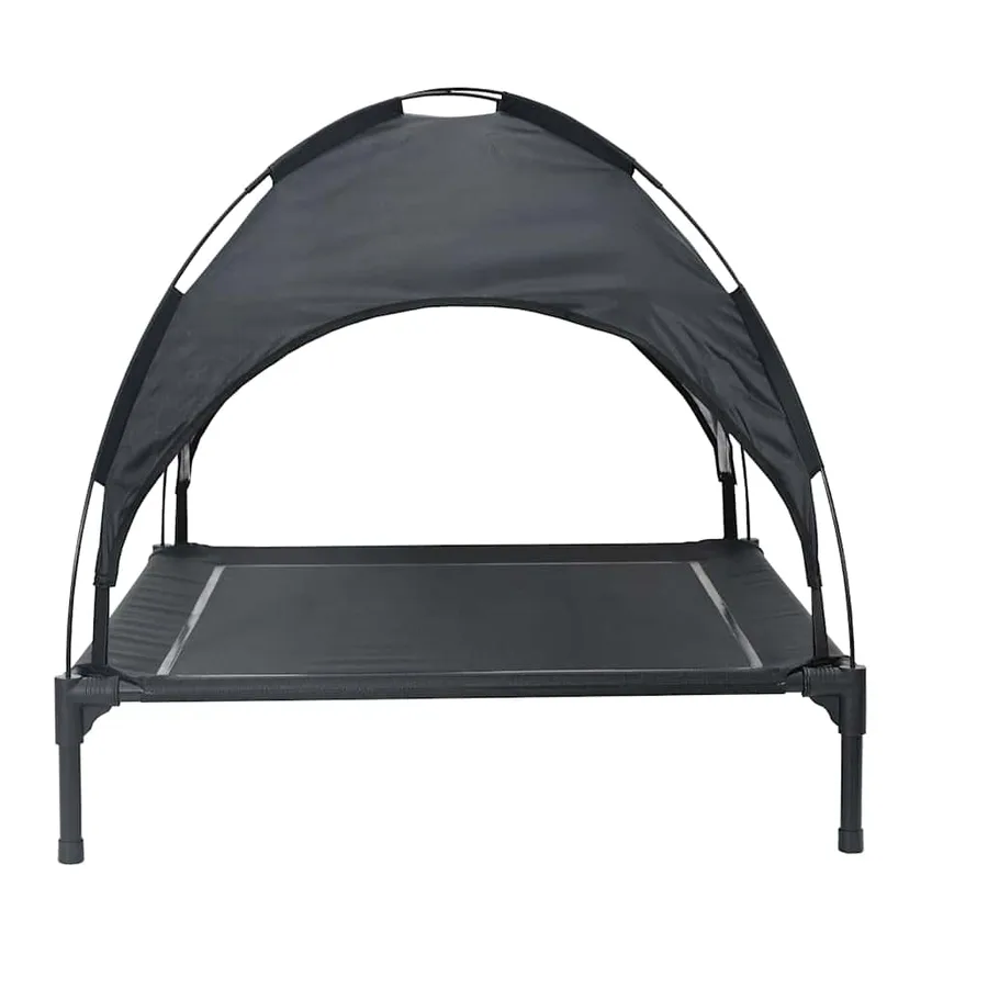 Lit pour Chien Noir 90 x 81 x 80,5 cm Acier - 5