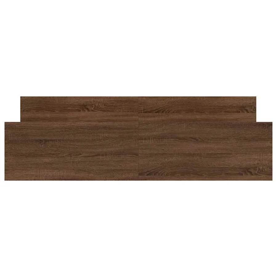 Cadre de lit sans matelas chêne marron 160x200 cm - 5
