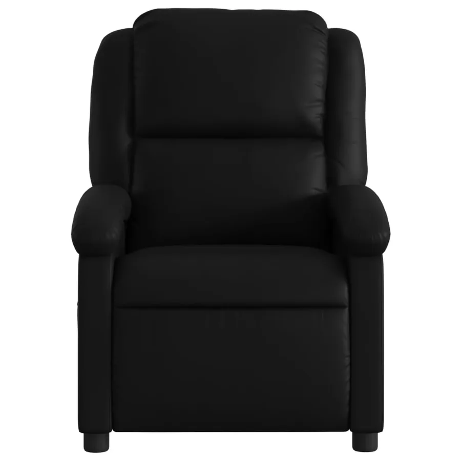 Fauteuil inclinable noir similicuir - 6