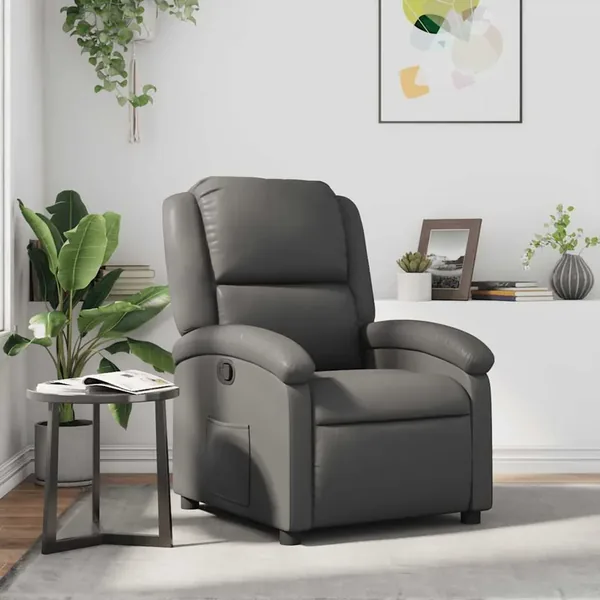 Fauteuil inclinable Gris Similicuir