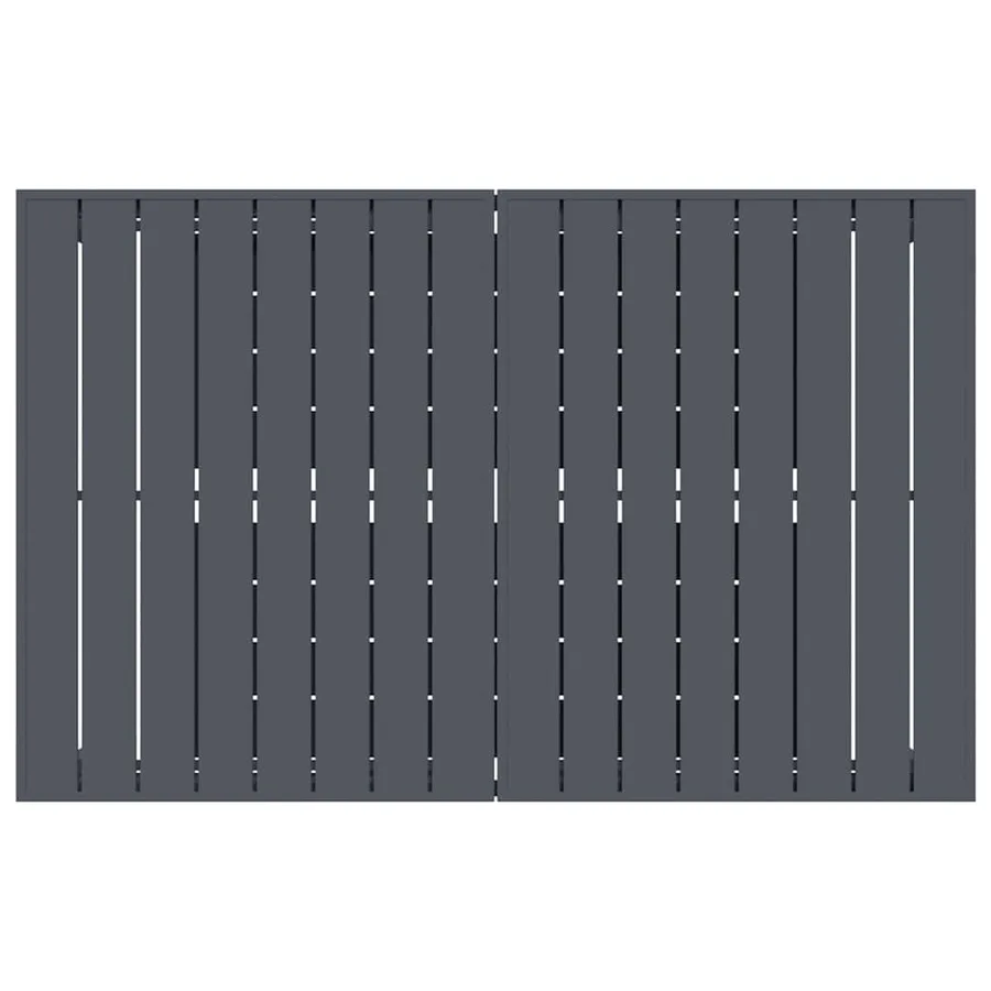 Table à dîner d'extérieur Anthracite 210 x 90 x 73 cm Acier - 7