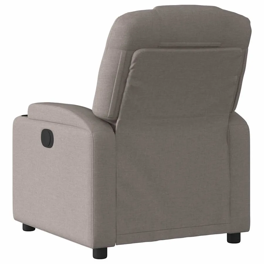 Fauteuil de massage inclinable Taupe Tissu - 6