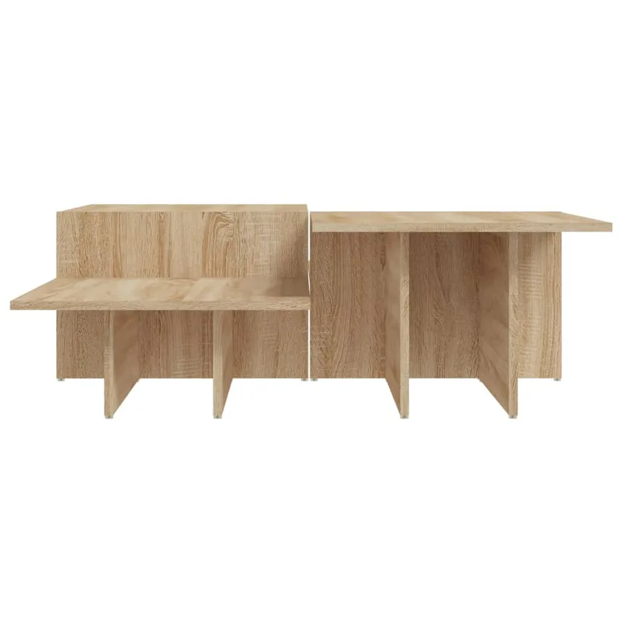 Tables basses 2 pcs Chêne sonoma Bois d'ingénierie - 5