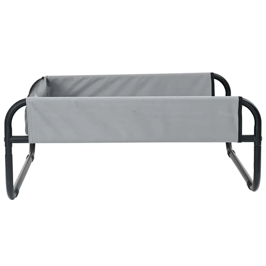 Lit pour Chien Gris clair 70 x 70 x 28,5 cm Acier - 5