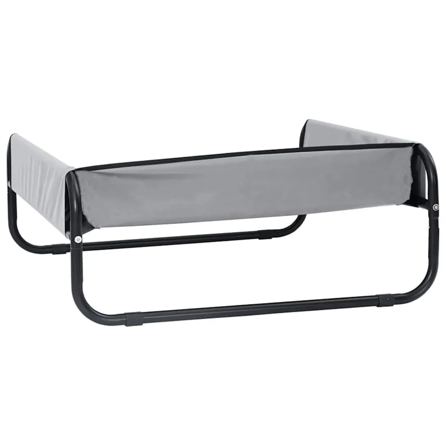 Lit pour Chien Gris clair 70 x 70 x 28,5 cm Acier - 6