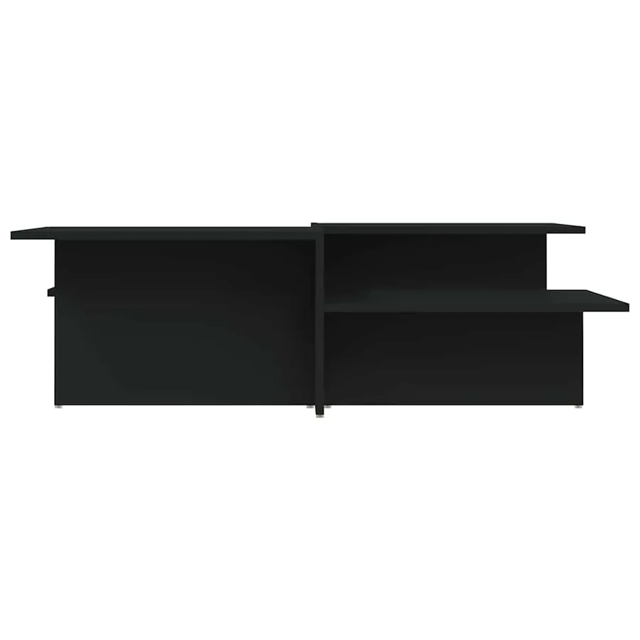 Tables basses 2 pcs Noir Bois d'ingénierie - 4