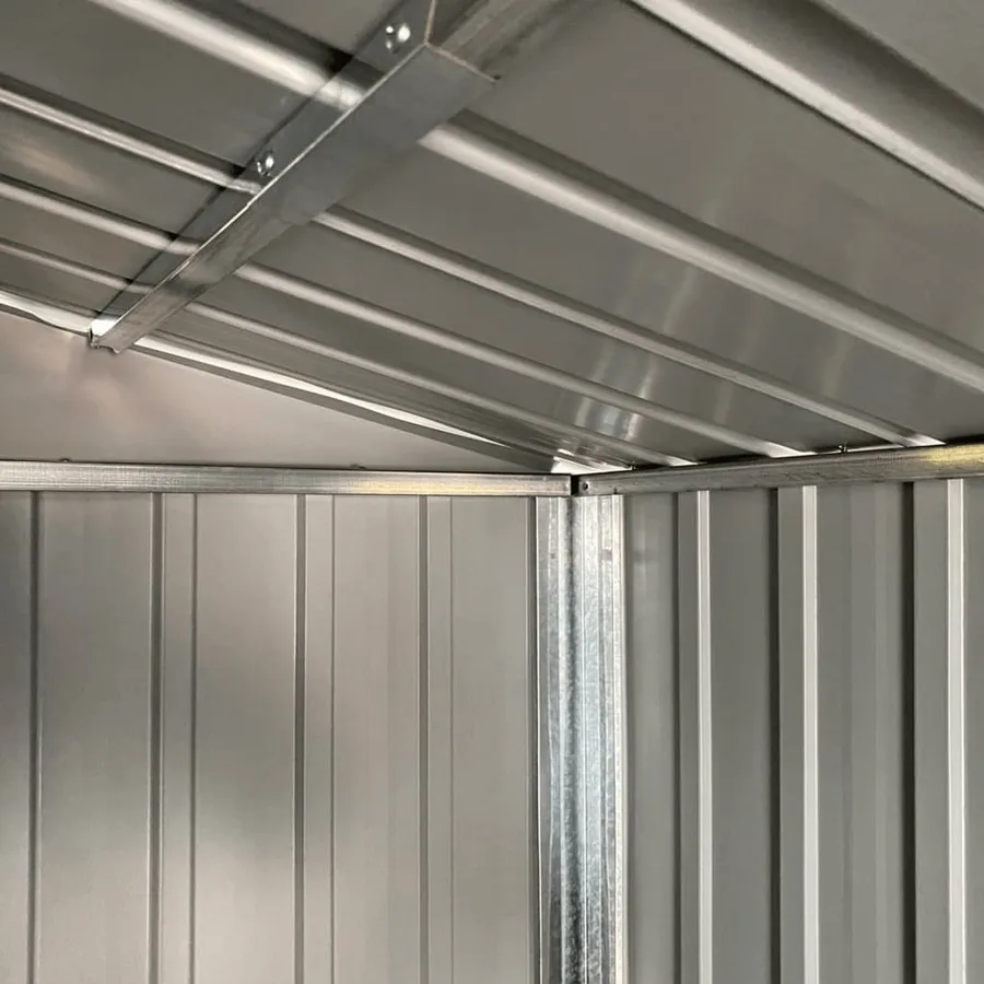 Abri de jardin Anthracite 192 x 152,5 x 237 cm Acier galvanisé - 7