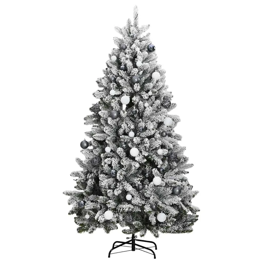 Sapin de Noël artificiel articulé 300 LED et boules 300 cm - 4