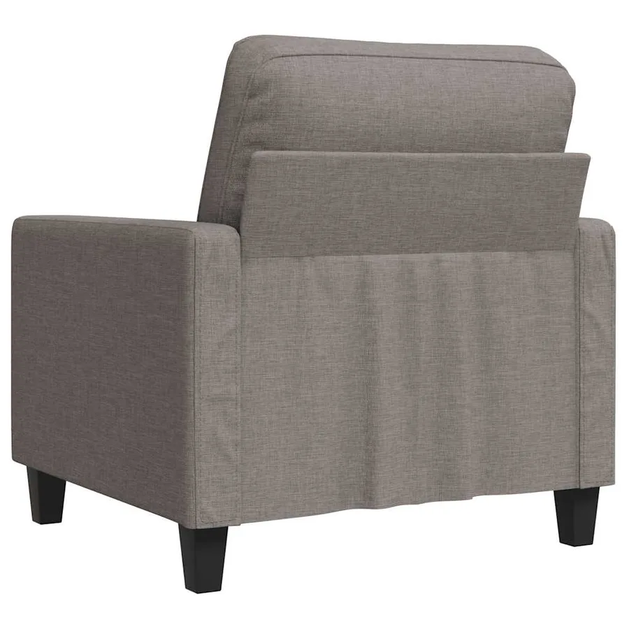 Fauteuil Taupe 60 cm Tissu - 6