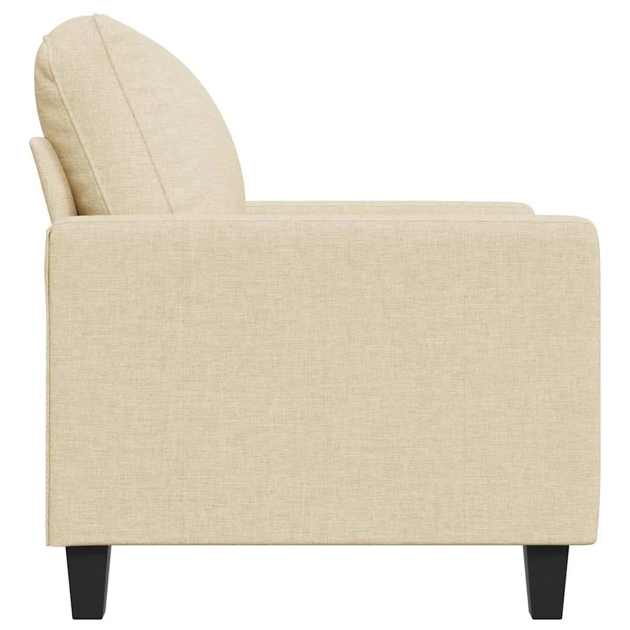 Fauteuil Crème 60 cm Tissu - 5