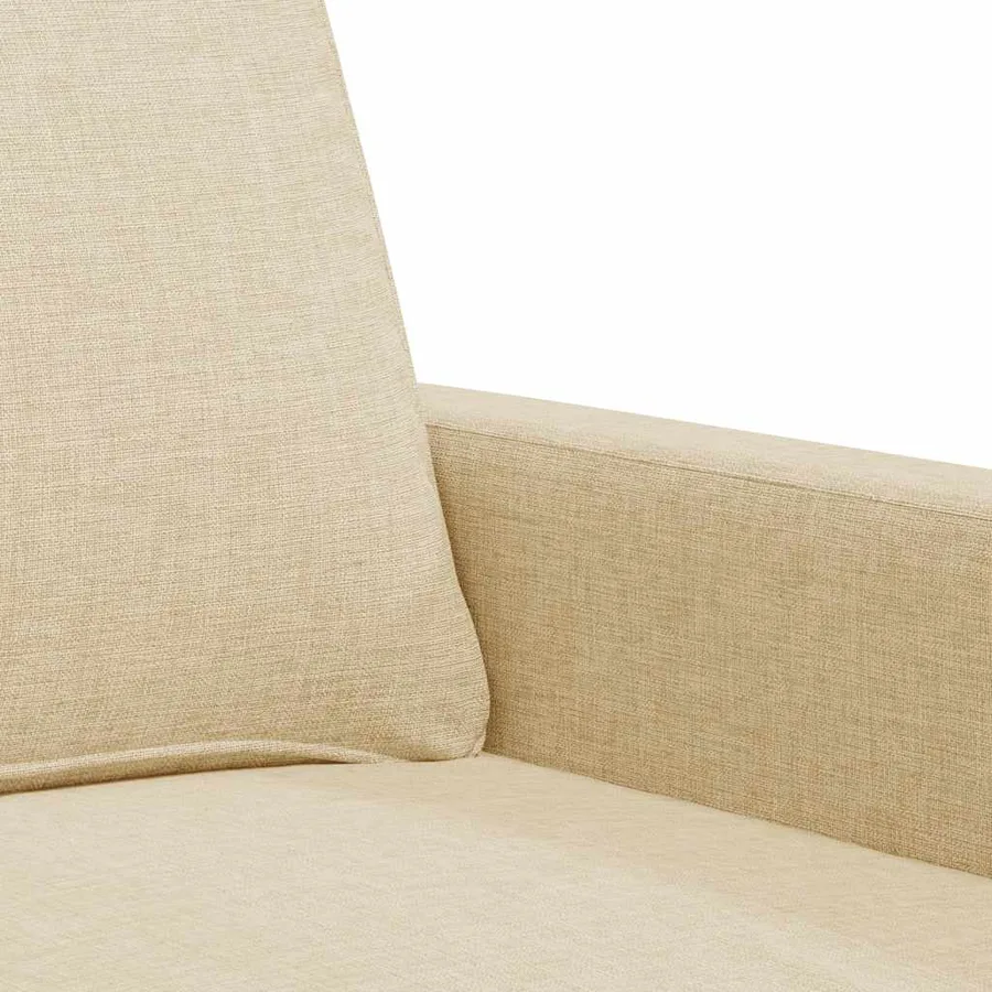 Fauteuil Crème 60 cm Tissu - 7