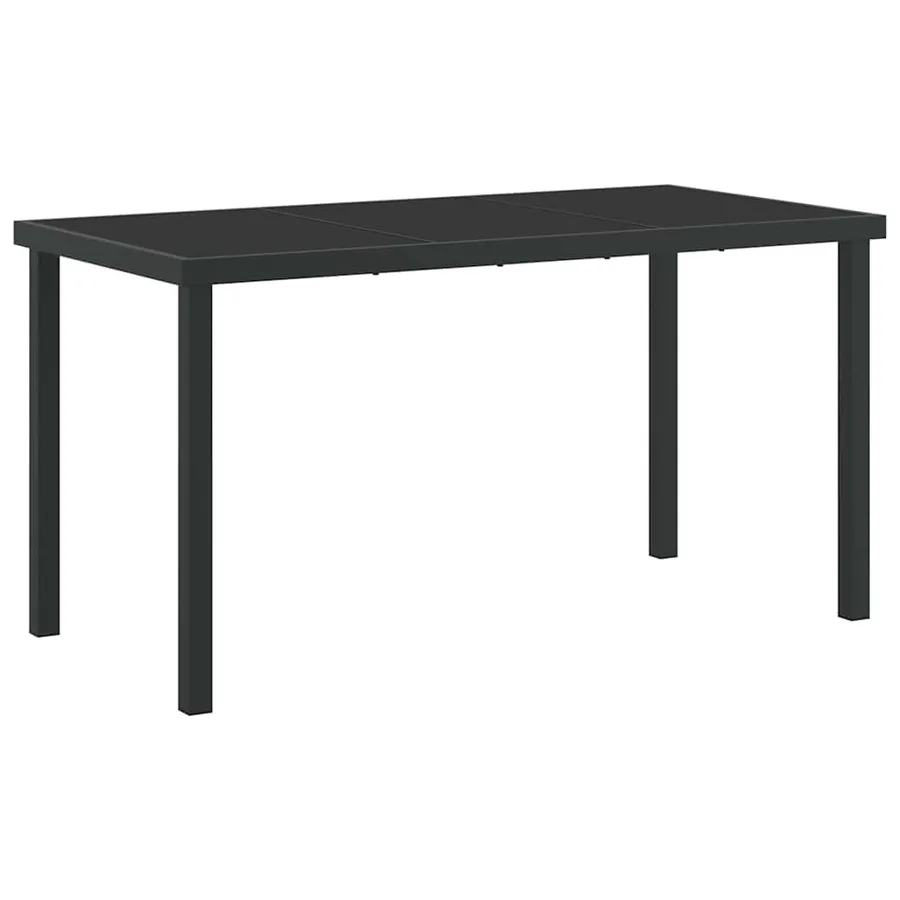 Ensemble de salle à manger pour jardin 5 pcs Gris clair - 5