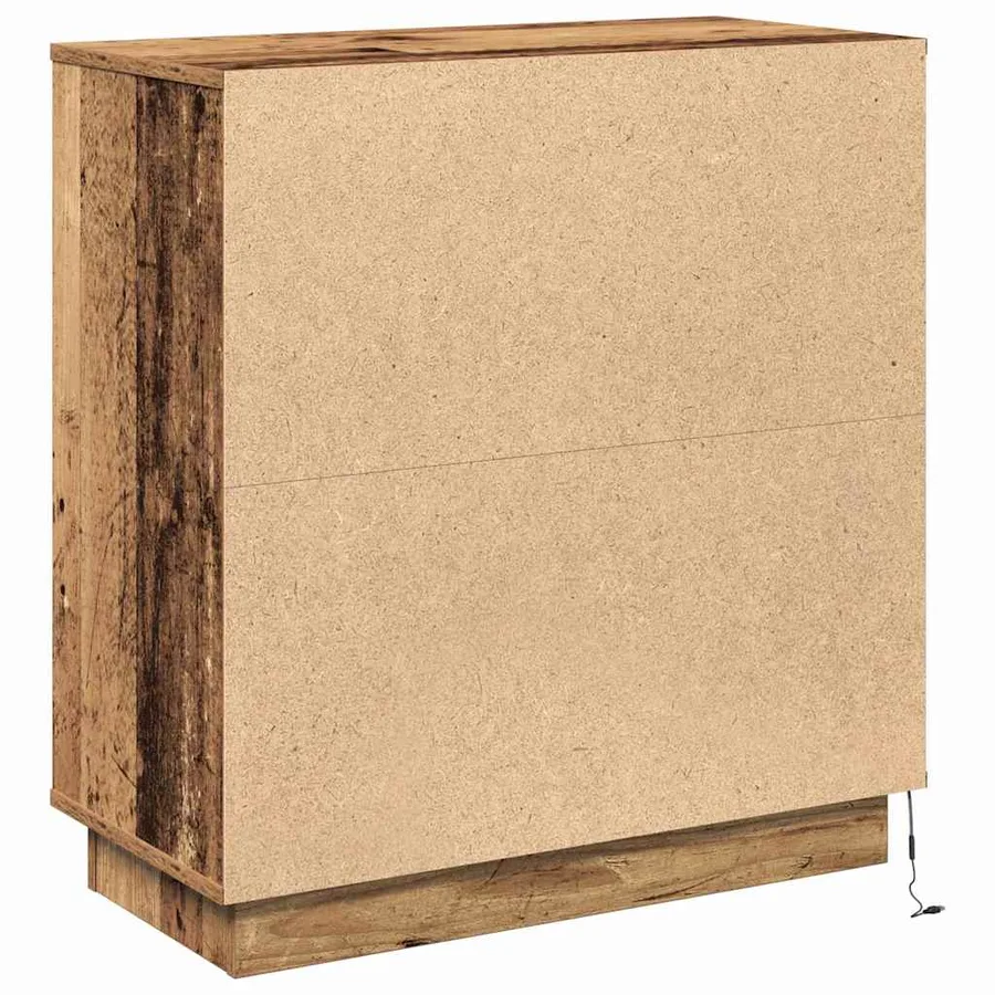 Buffet LED Bois ancien 71 x 34,5 x 75 cm Bois d'ingénierie - 10