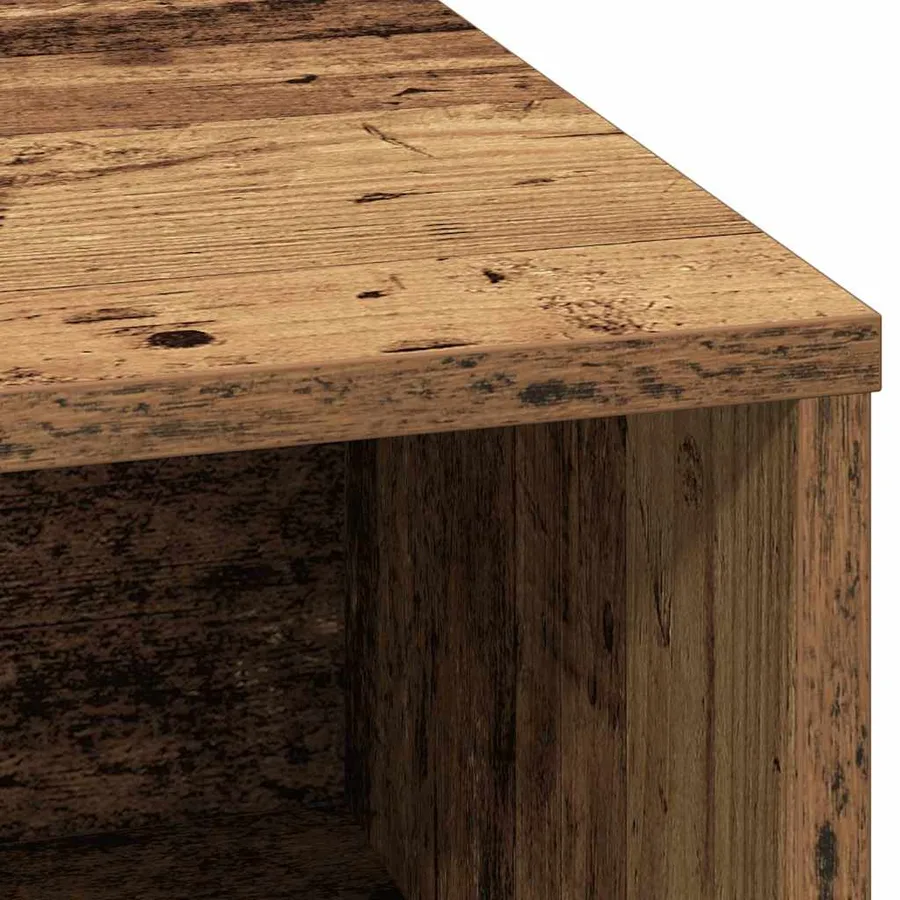 Buffet LED Bois ancien 71 x 34,5 x 75 cm Bois d'ingénierie - 11