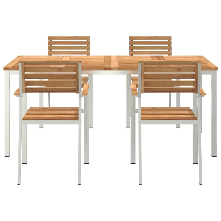 Ensemble de salle à manger pour jardin 5 pcs - 7