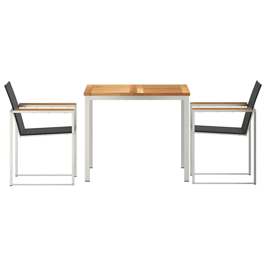 Ensemble de salle à manger pour jardin 3 pcs - 7
