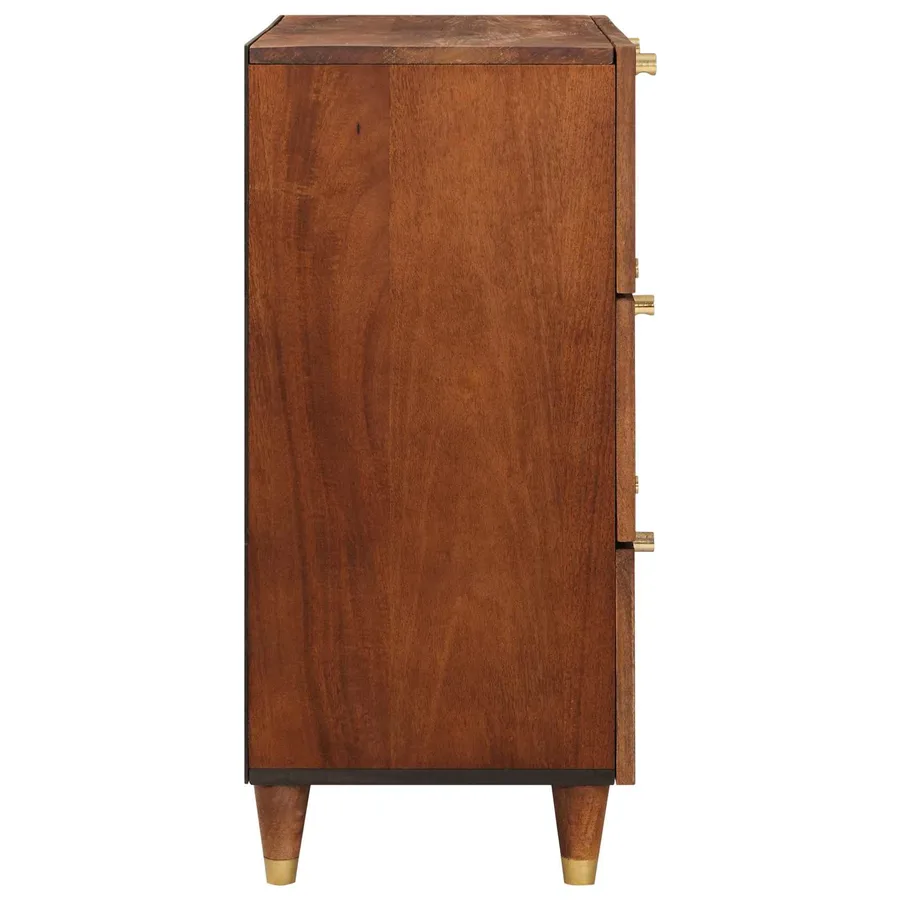 Ensemble de buffet 2 pcs Marron 60 x 33,5 x 75 cm - 5