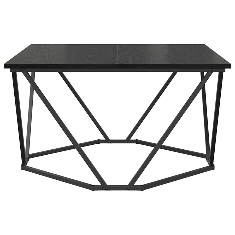 Table basse Chêne noir 80 x 80 x 45 cm - 5