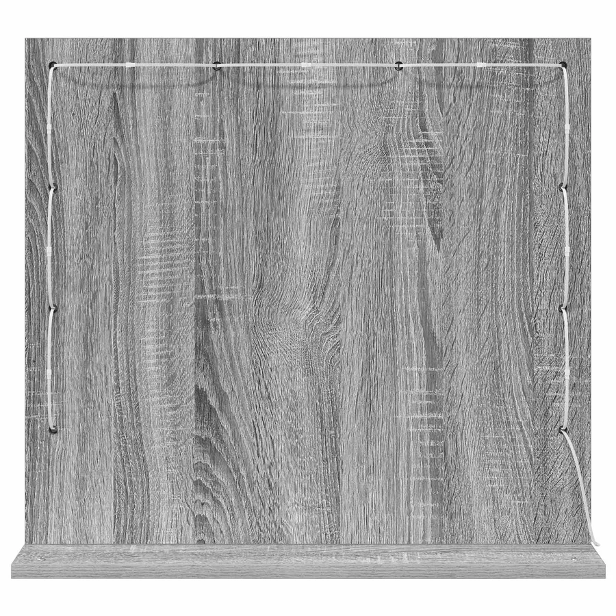 Miroir de vanité Rectangulaire Gris Sonoma 60 x 55 x 18 cm - 6