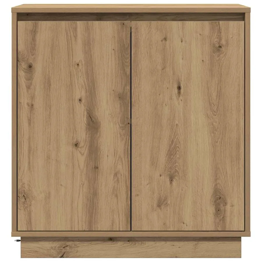Buffet LED Chêne artisanal 71 x 34,5 x 75 cm Bois d'ingénierie - 9