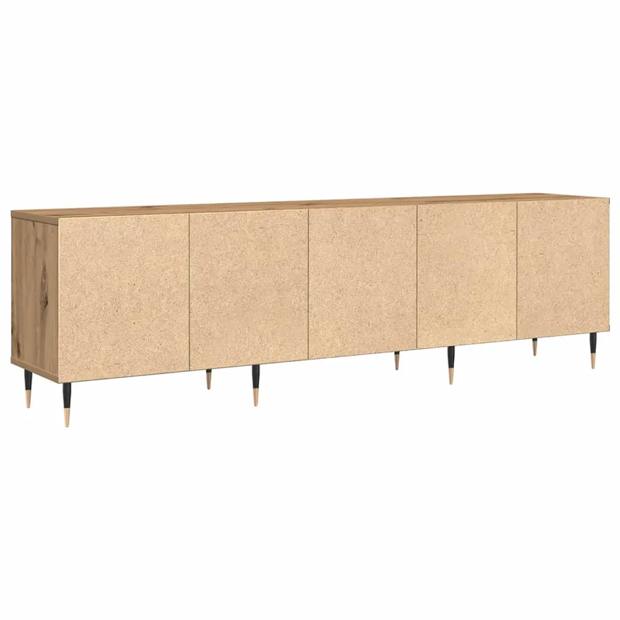 Meuble TV 150 x 30 x 45 cm Chêne artisanal Bois d'ingénierie - 4