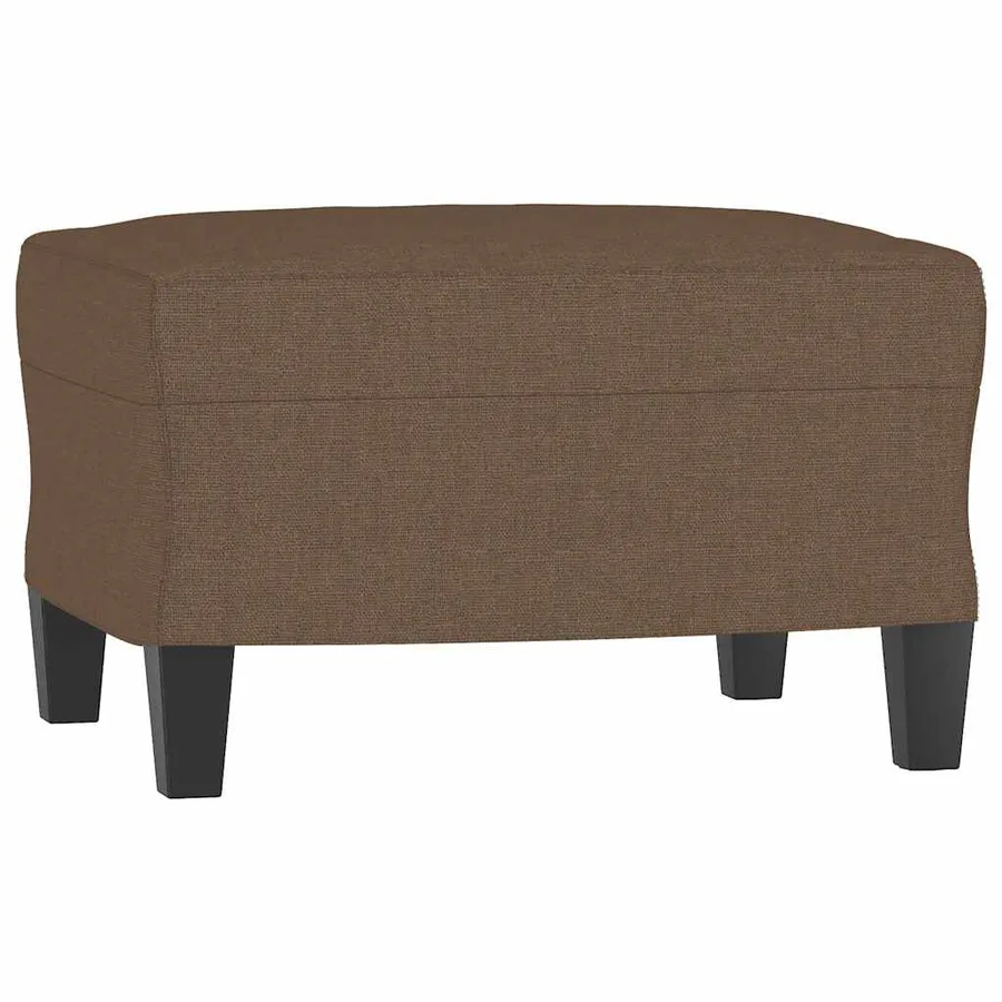 Ensemble de canapés 4 pcs avec coussins Marron Tissu - 6
