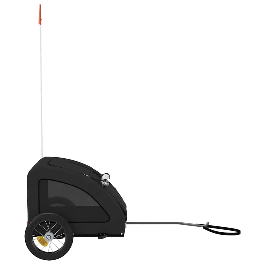 Remorque de vélo pour animaux de compagnie noir - 6