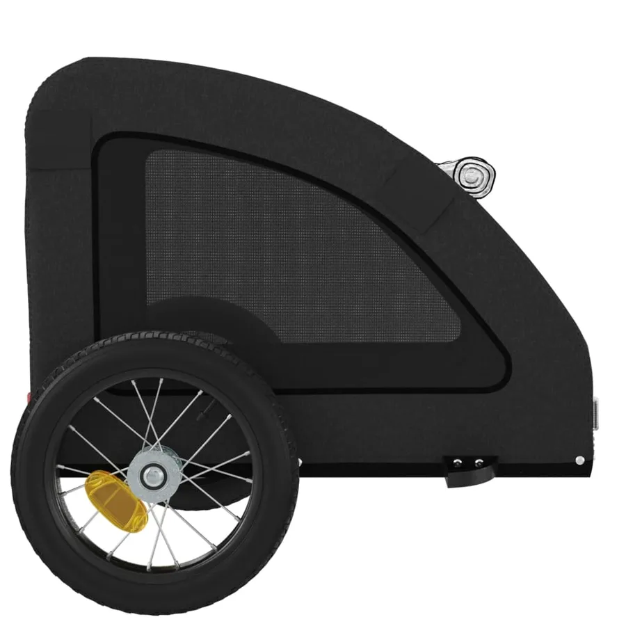 Remorque de vélo pour animaux de compagnie noir - 7