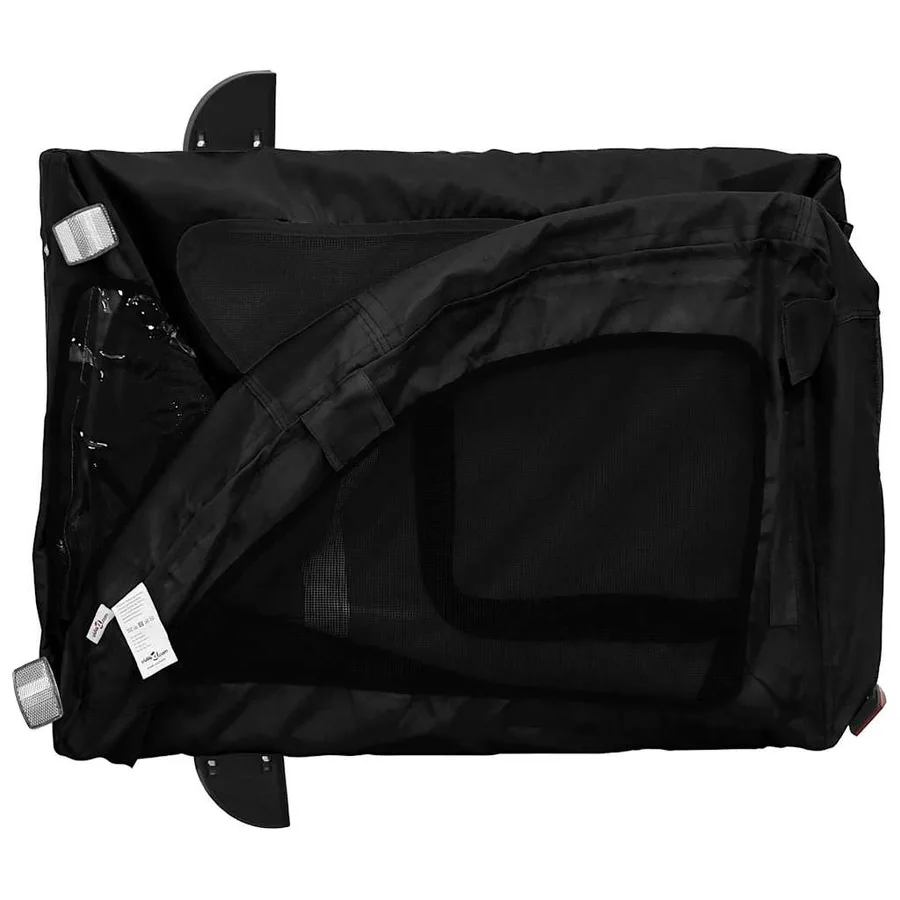 Remorque de vélo pour animaux de compagnie noir - 9