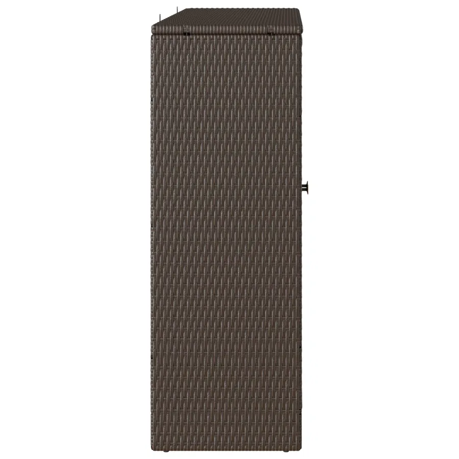 Armoire de rangement avec porte Marron 100 x 36 x 102 cm Rotin - 6