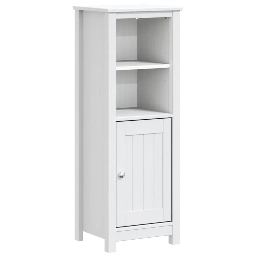 Armoire de salle de bain BERG blanc 40x34x110 cm pin massif - 2