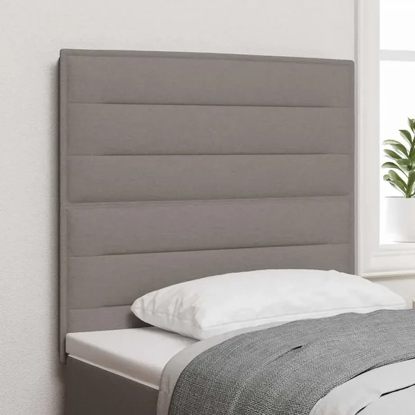 Tête de lit Taupe 100 cm tissu