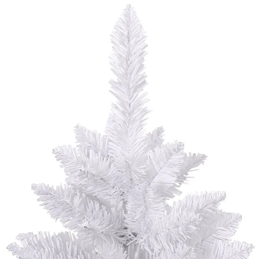 Sapin de Noël artificiel à charnières avec support blanc 180 cm - 4