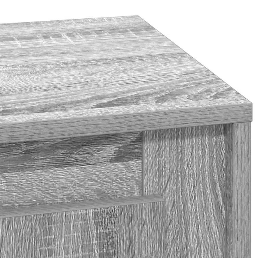 Cabinet de chevet 2 pcs Gris 44 x 34,5 x 45 cm - 11