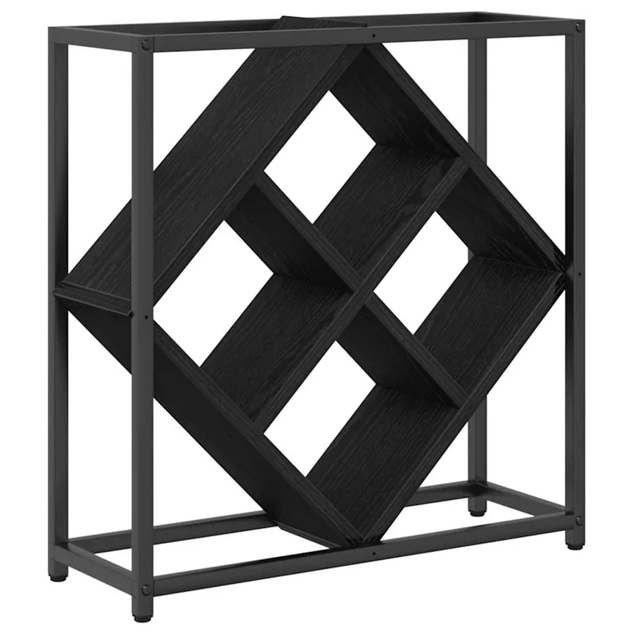 Étagère à vin Chêne noir 51 x 18 x 52,5 cm Bois d'ingénierie - 5