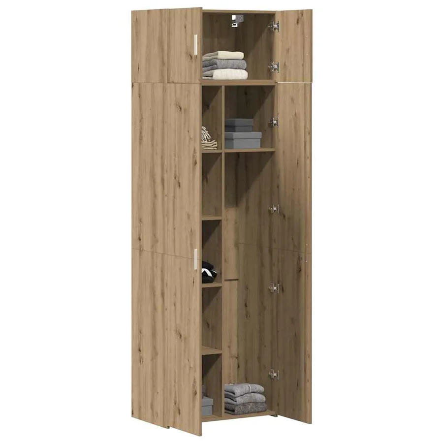 Armoire de rangement 3 pcs Chêne artisanal 70 x 42,5 x 185 cm - 3