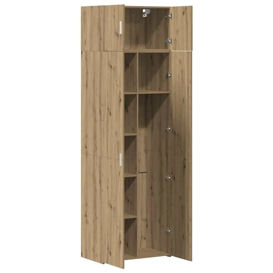 Armoire de rangement 3 pcs Chêne artisanal 70 x 42,5 x 185 cm - 5