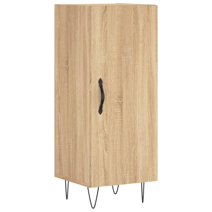 Buffet haut Chêne sonoma 34,5x34x180 cm Bois d'ingénierie - 7