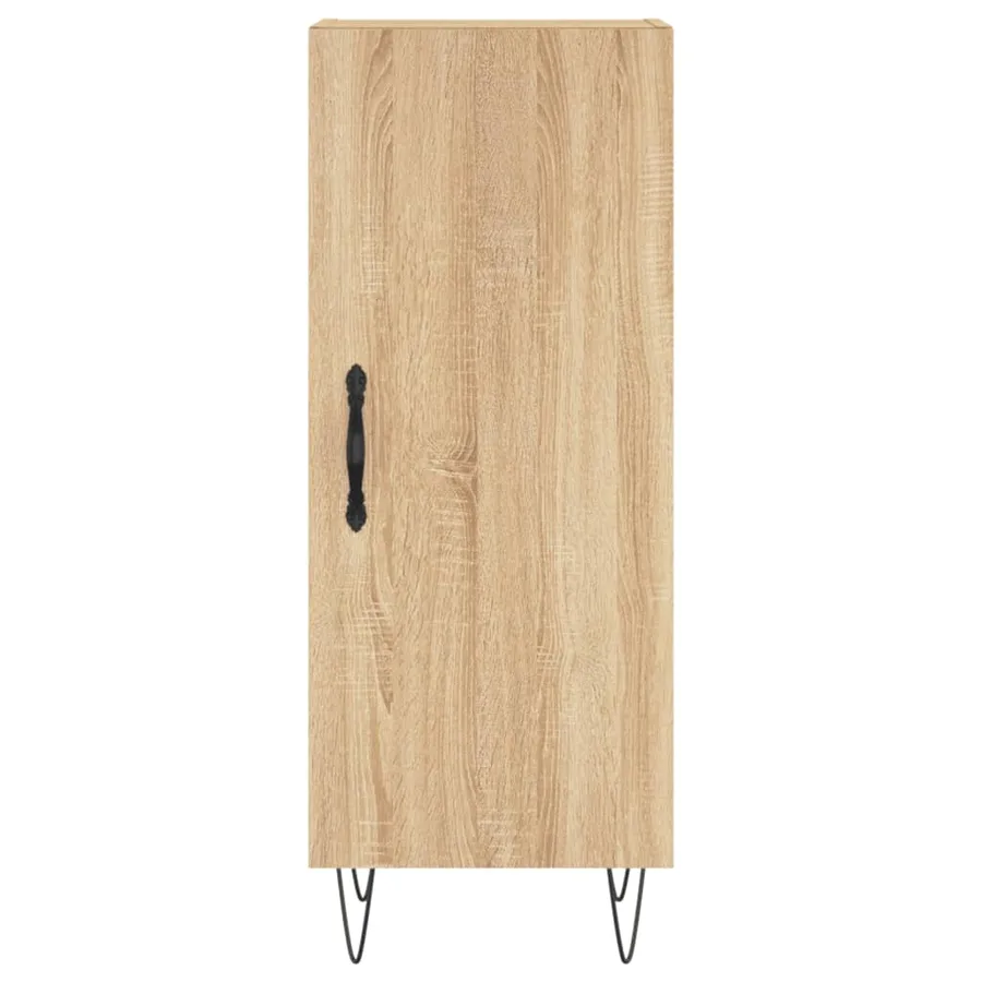 Buffet haut Chêne sonoma 34,5x34x180 cm Bois d'ingénierie - 8