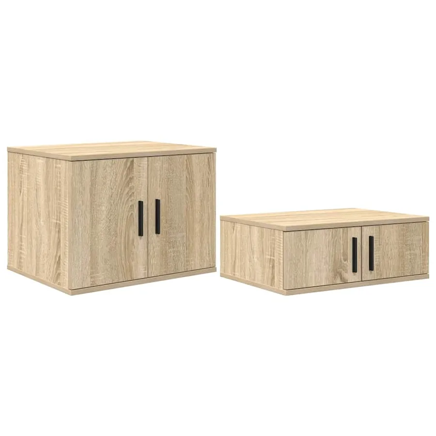Cadre de lit avec rangement avec stockage Chêne Sonoma 80 cm - 5
