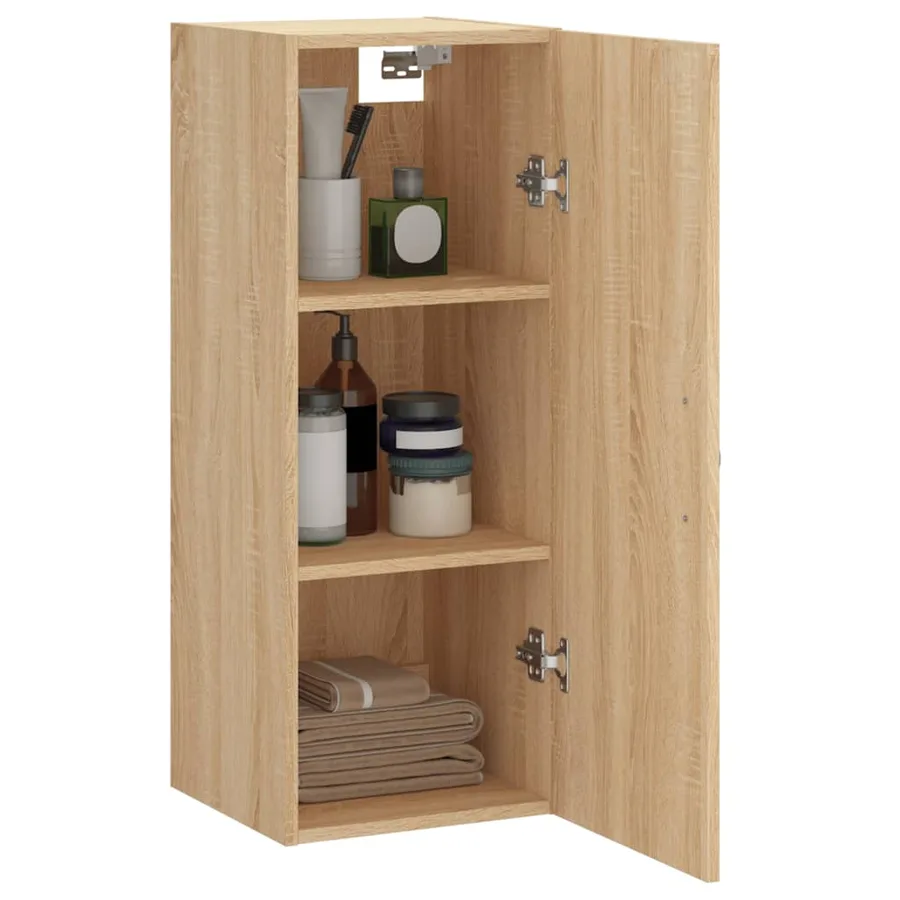 Armoire murale chêne sonoma 34,5x34x90 cm bois d'ingénierie - 4
