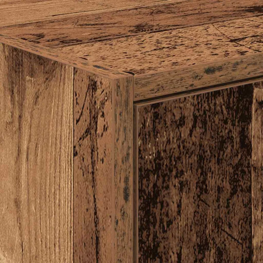 Cabinet de salle de bain avec porte Bois Ancien 90 x 29 x 55 cm - 8