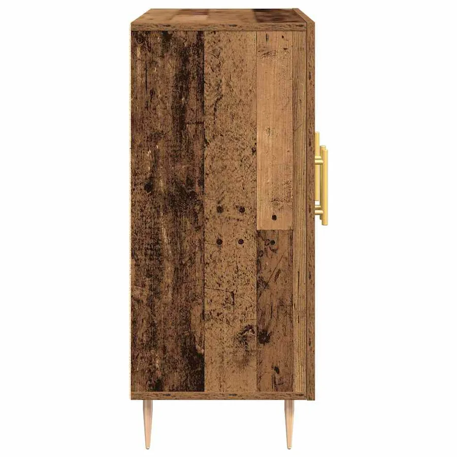 Buffet Bois ancien 90 x 34 x 80 cm Bois d'ingénierie - 7