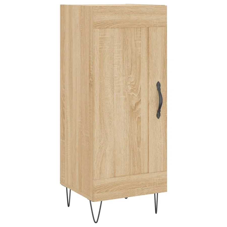 Buffet haut Chêne sonoma 34,5x34x180 cm Bois d'ingénierie - 7