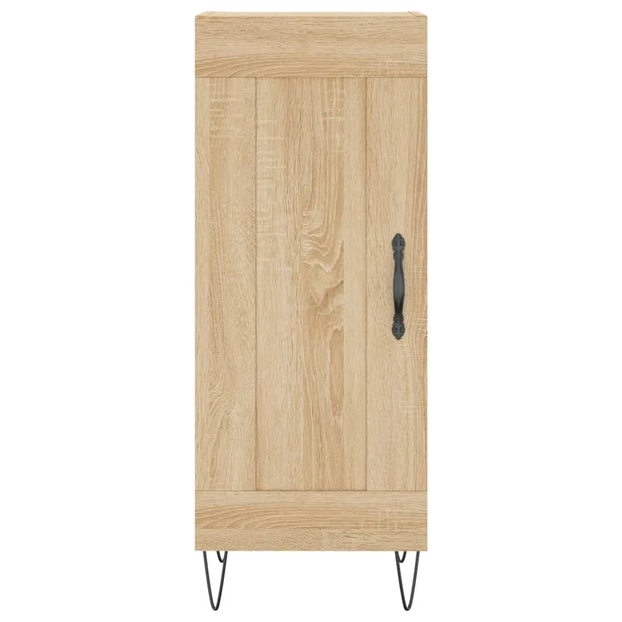 Buffet haut Chêne sonoma 34,5x34x180 cm Bois d'ingénierie - 8