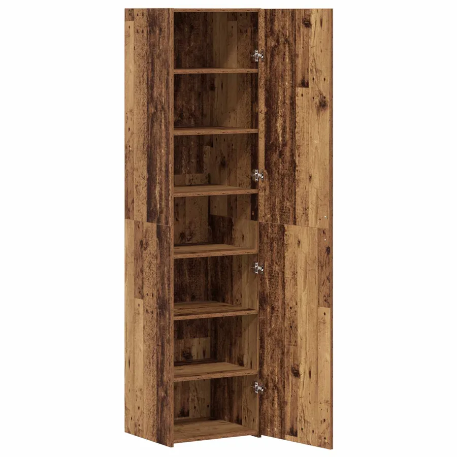 Haut Armoire Bois ancien 45 x 42,5 x 185 cm - 2