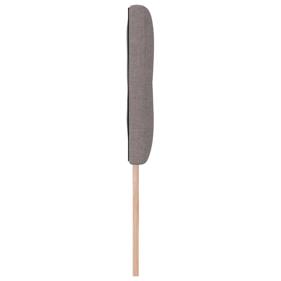 Tête de lit réglable en hauteur Taupe 160 cm tissu - 6