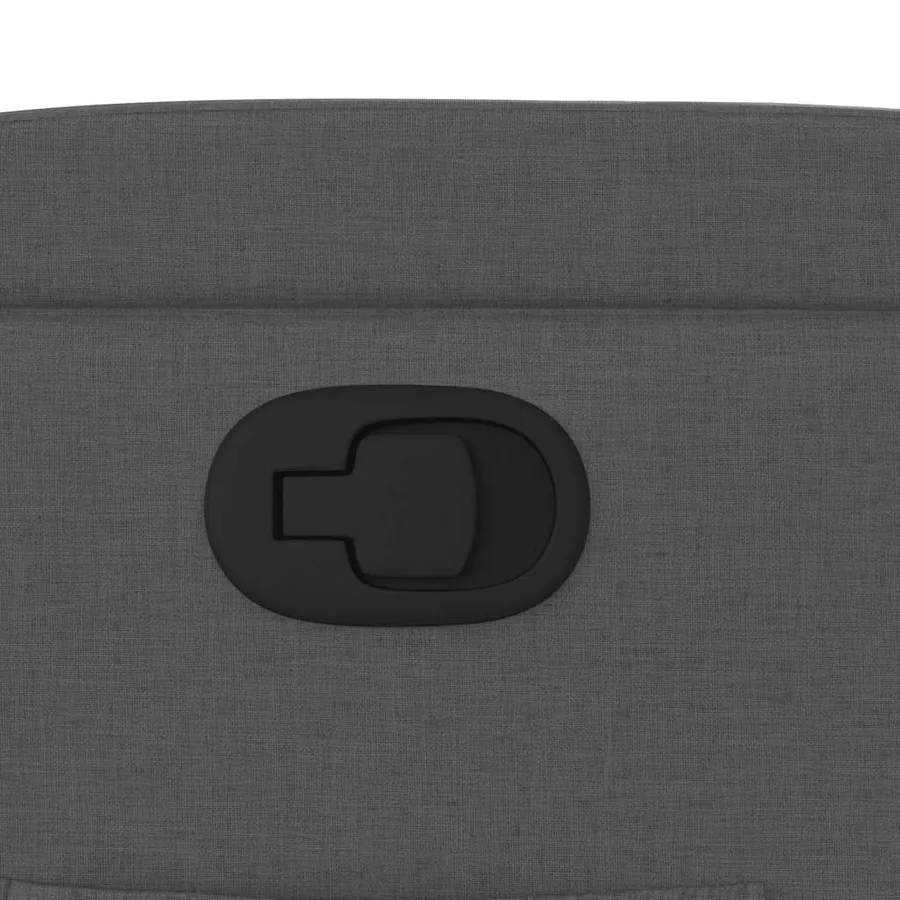 Fauteuil inclinable en tissu gris foncé - 9