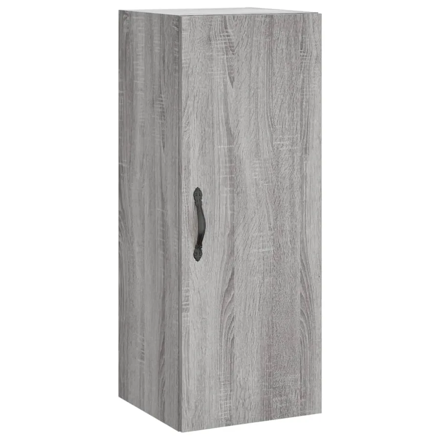 Buffet haut Sonoma gris 34,5x34x180 cm Bois d'ingénierie - 7